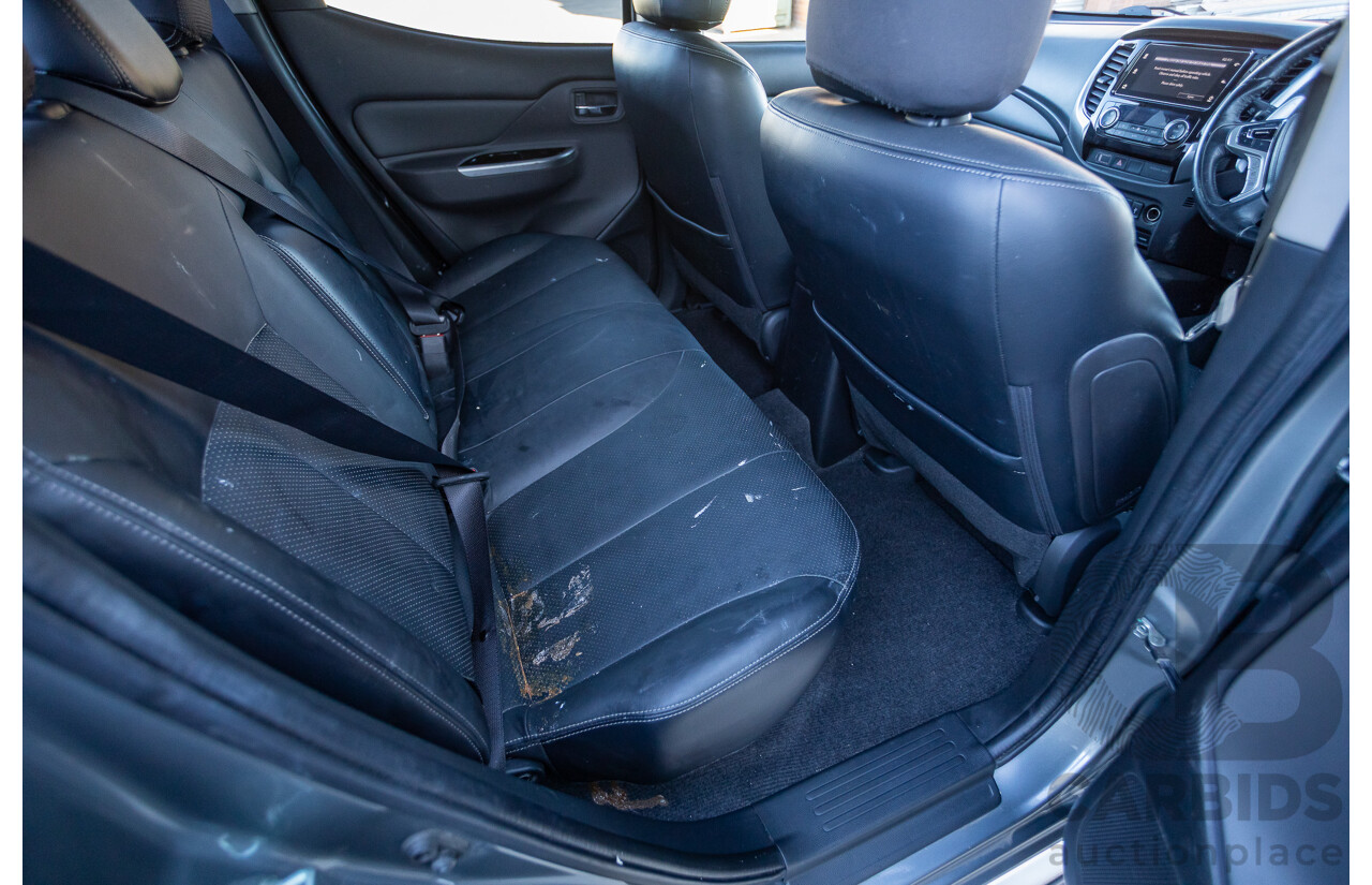 1/2017 Mitsubishi Triton Exceed (4x4) MQ MY17 Dual Cab Utility Titanium Grey Metallic Turbo Diesel 2.4L