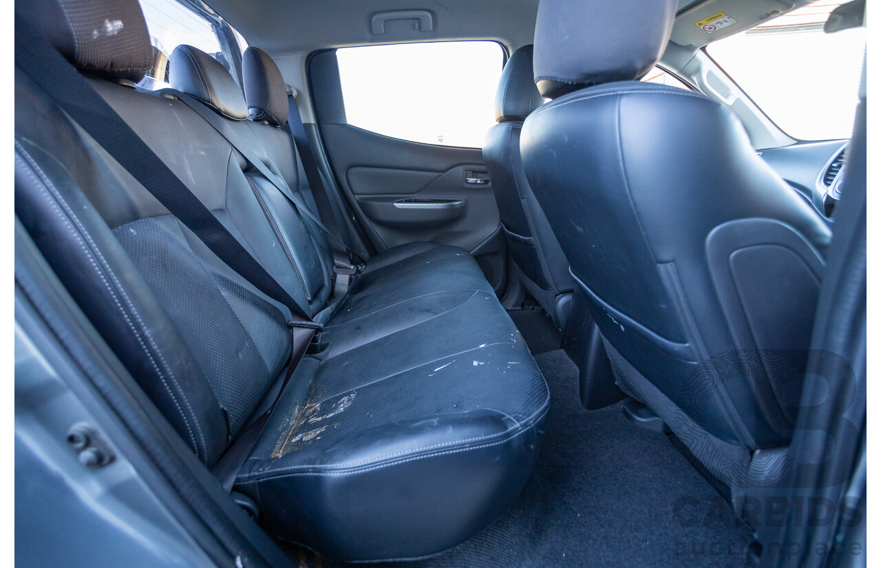 1/2017 Mitsubishi Triton Exceed (4x4) MQ MY17 Dual Cab Utility Titanium Grey Metallic Turbo Diesel 2.4L