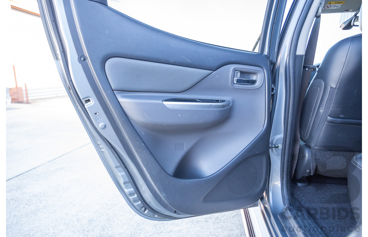 1/2017 Mitsubishi Triton Exceed (4x4) MQ MY17 Dual Cab Utility Titanium Grey Metallic Turbo Diesel 2.4L