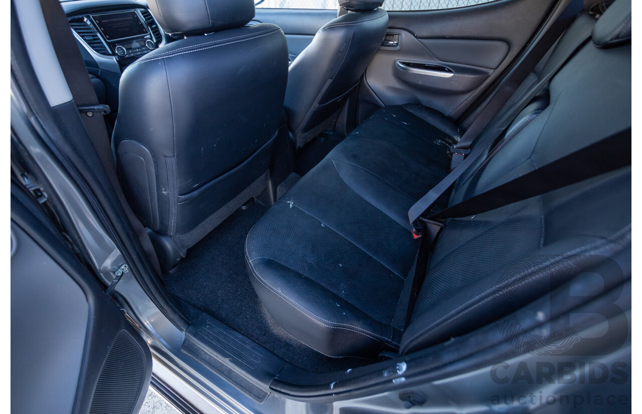 1/2017 Mitsubishi Triton Exceed (4x4) MQ MY17 Dual Cab Utility Titanium Grey Metallic Turbo Diesel 2.4L