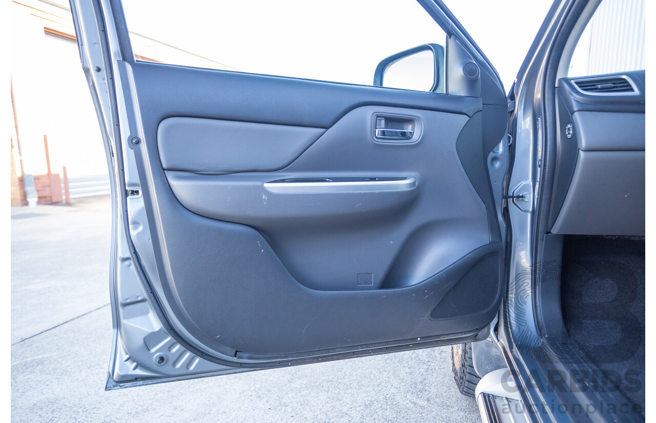 1/2017 Mitsubishi Triton Exceed (4x4) MQ MY17 Dual Cab Utility Titanium Grey Metallic Turbo Diesel 2.4L