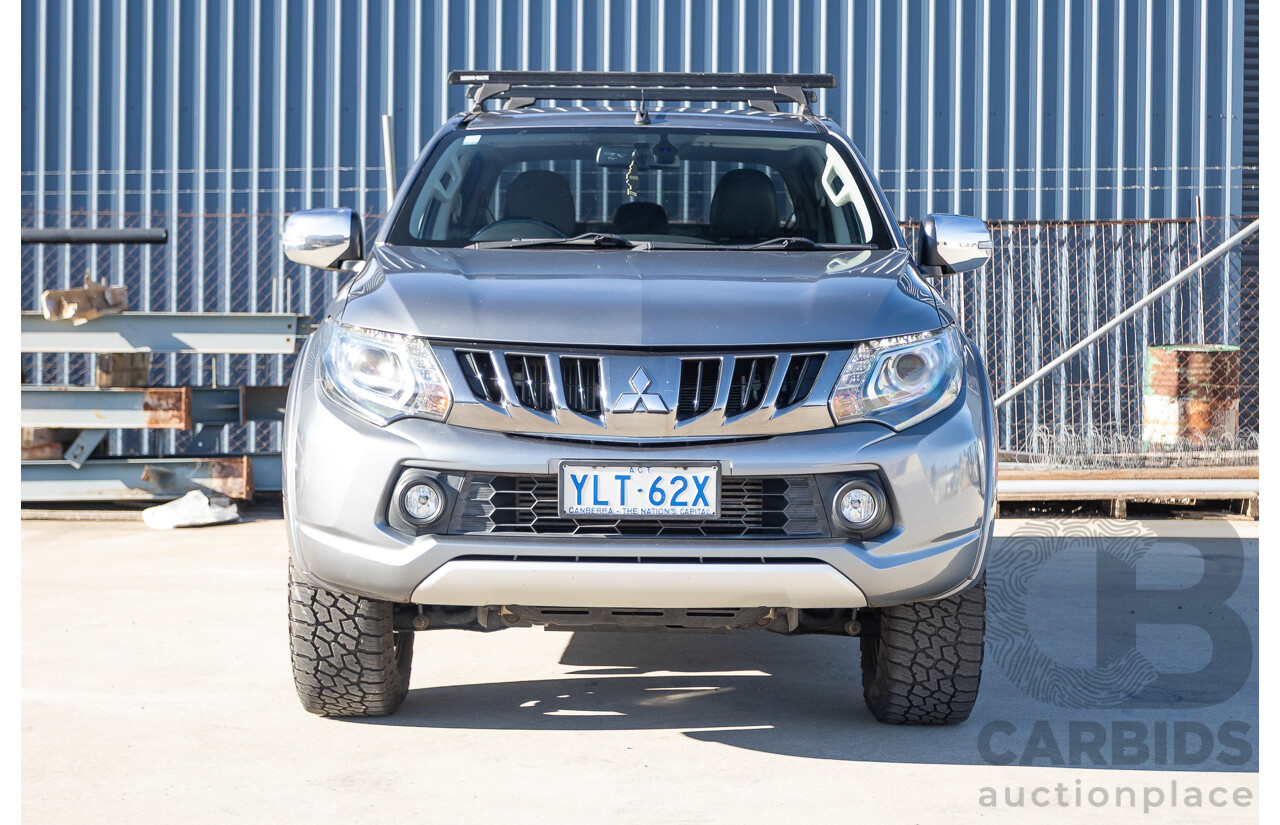 1/2017 Mitsubishi Triton Exceed (4x4) MQ MY17 Dual Cab Utility Titanium Grey Metallic Turbo Diesel 2.4L