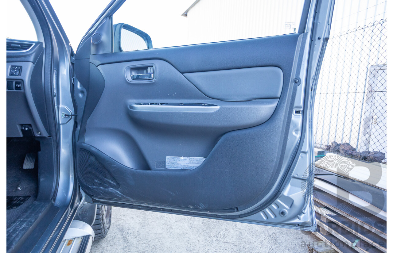 1/2017 Mitsubishi Triton Exceed (4x4) MQ MY17 Dual Cab Utility Titanium Grey Metallic Turbo Diesel 2.4L