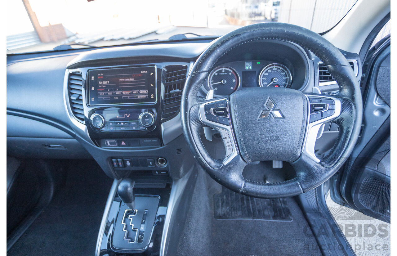 1/2017 Mitsubishi Triton Exceed (4x4) MQ MY17 Dual Cab Utility Titanium Grey Metallic Turbo Diesel 2.4L