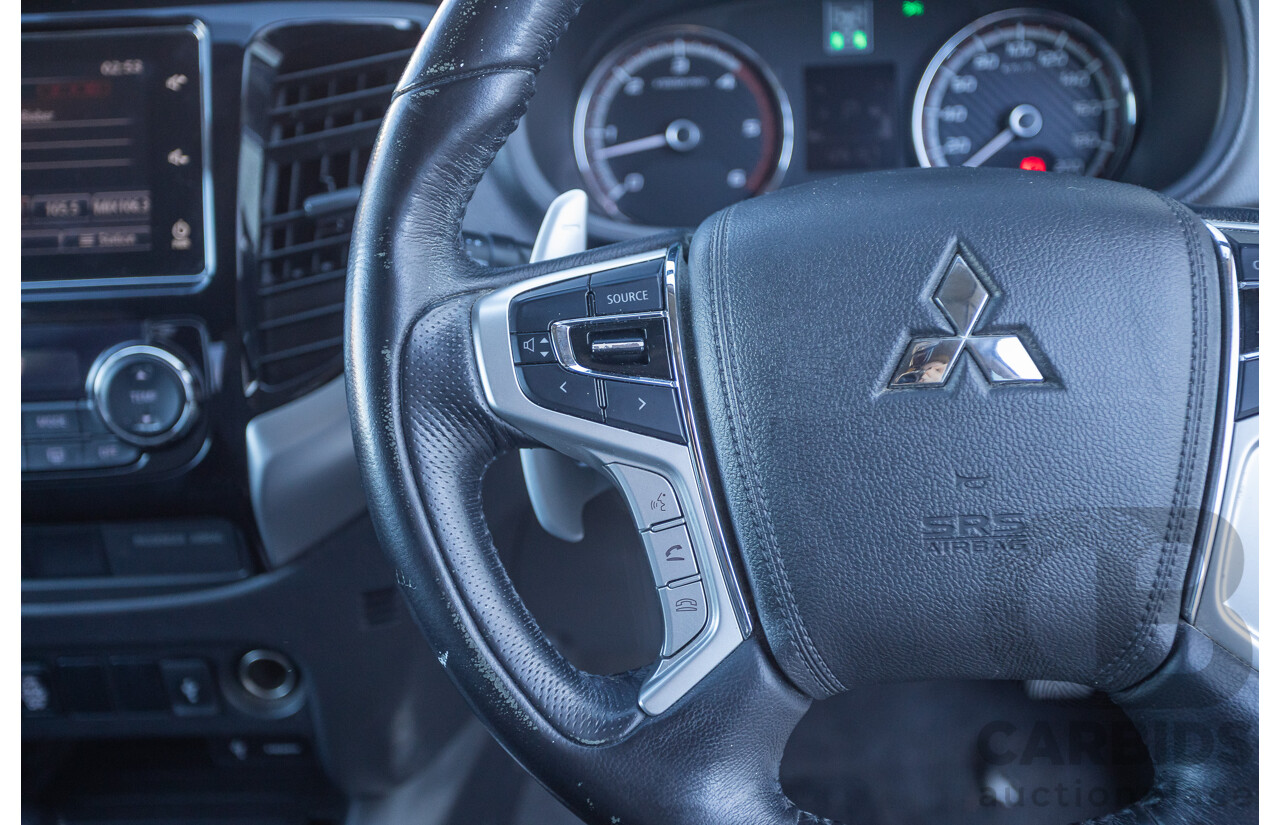 1/2017 Mitsubishi Triton Exceed (4x4) MQ MY17 Dual Cab Utility Titanium Grey Metallic Turbo Diesel 2.4L