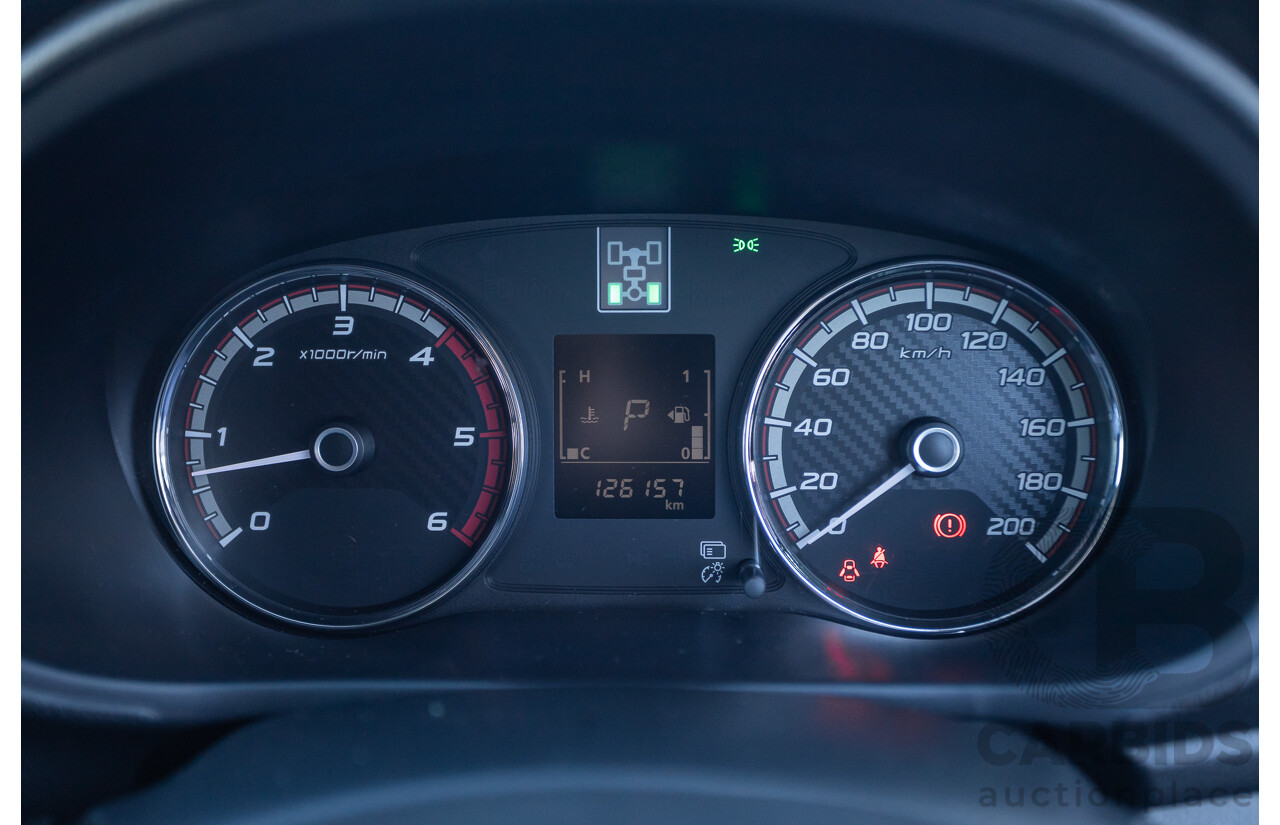 1/2017 Mitsubishi Triton Exceed (4x4) MQ MY17 Dual Cab Utility Titanium Grey Metallic Turbo Diesel 2.4L