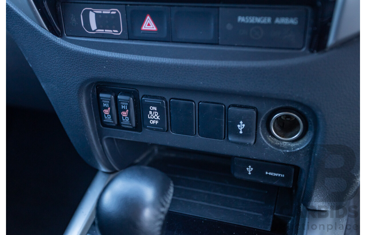 1/2017 Mitsubishi Triton Exceed (4x4) MQ MY17 Dual Cab Utility Titanium Grey Metallic Turbo Diesel 2.4L