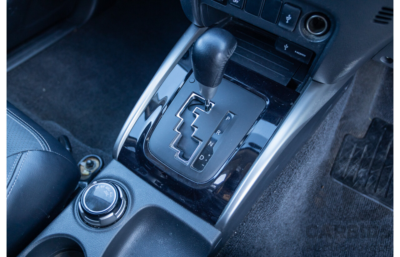 1/2017 Mitsubishi Triton Exceed (4x4) MQ MY17 Dual Cab Utility Titanium Grey Metallic Turbo Diesel 2.4L