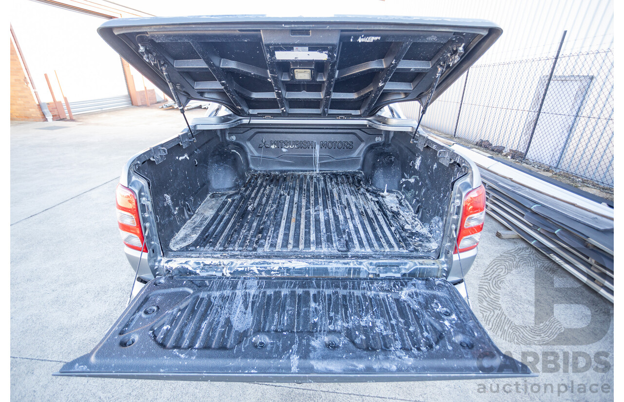 1/2017 Mitsubishi Triton Exceed (4x4) MQ MY17 Dual Cab Utility Titanium Grey Metallic Turbo Diesel 2.4L