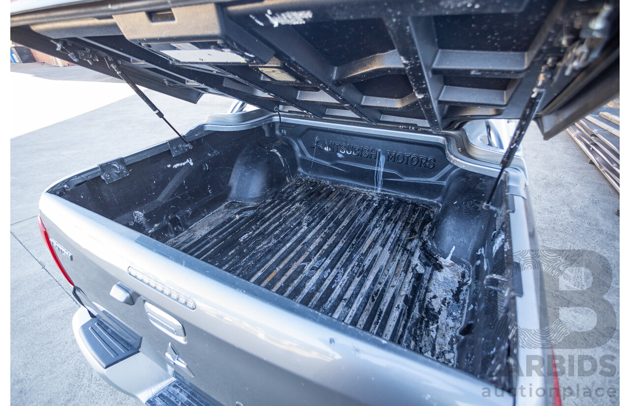 1/2017 Mitsubishi Triton Exceed (4x4) MQ MY17 Dual Cab Utility Titanium Grey Metallic Turbo Diesel 2.4L