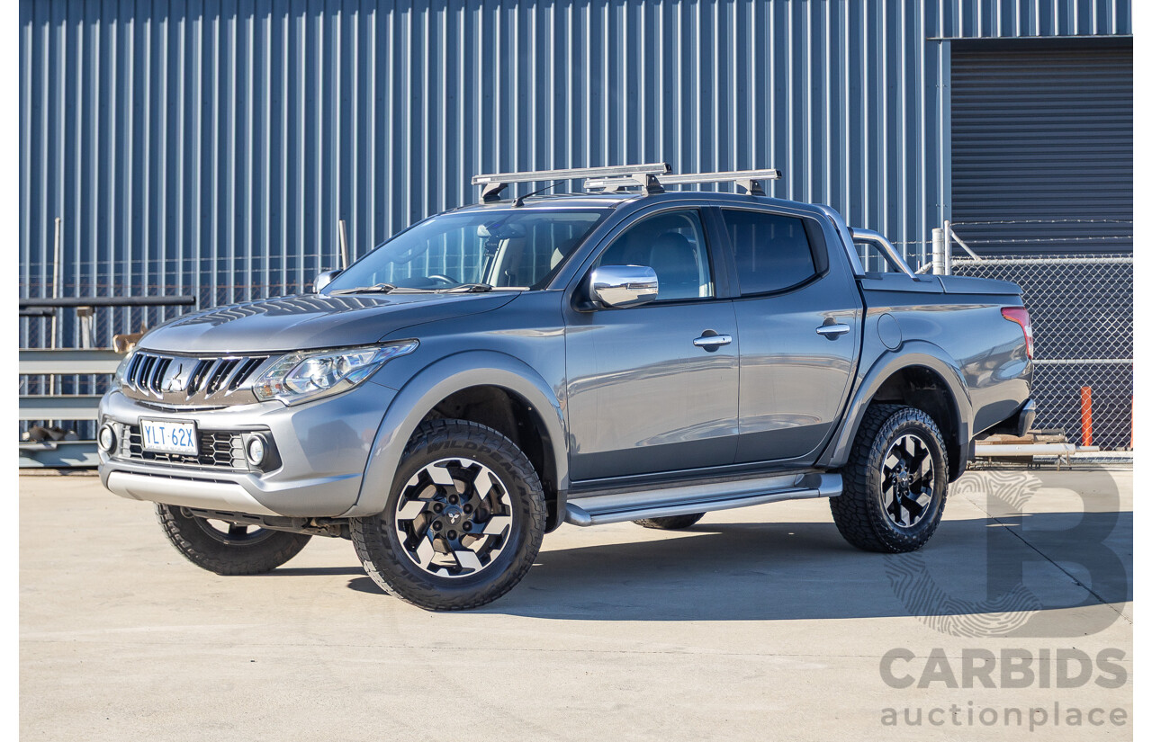 1/2017 Mitsubishi Triton Exceed (4x4) MQ MY17 Dual Cab Utility Titanium Grey Metallic Turbo Diesel 2.4L