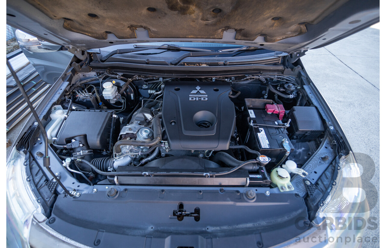 1/2017 Mitsubishi Triton Exceed (4x4) MQ MY17 Dual Cab Utility Titanium Grey Metallic Turbo Diesel 2.4L