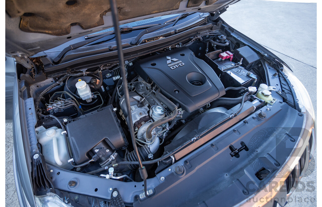 1/2017 Mitsubishi Triton Exceed (4x4) MQ MY17 Dual Cab Utility Titanium Grey Metallic Turbo Diesel 2.4L