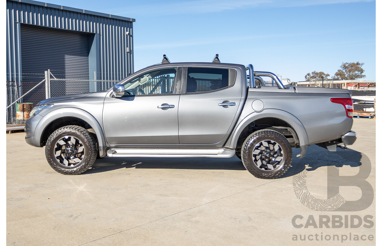 1/2017 Mitsubishi Triton Exceed (4x4) MQ MY17 Dual Cab Utility Titanium Grey Metallic Turbo Diesel 2.4L