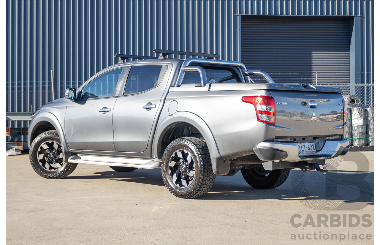 1/2017 Mitsubishi Triton Exceed (4x4) MQ MY17 Dual Cab Utility Titanium Grey Metallic Turbo Diesel 2.4L