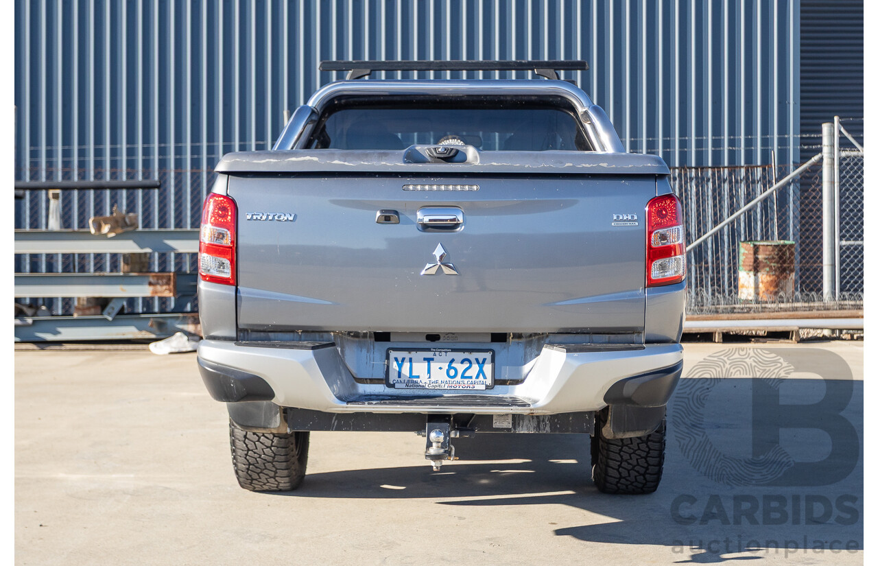 1/2017 Mitsubishi Triton Exceed (4x4) MQ MY17 Dual Cab Utility Titanium Grey Metallic Turbo Diesel 2.4L