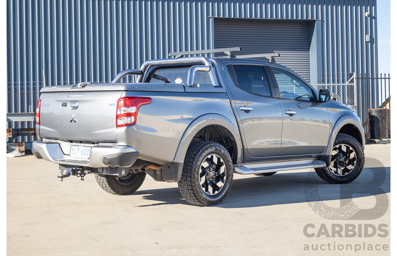 1/2017 Mitsubishi Triton Exceed (4x4) MQ MY17 Dual Cab Utility Titanium Grey Metallic Turbo Diesel 2.4L