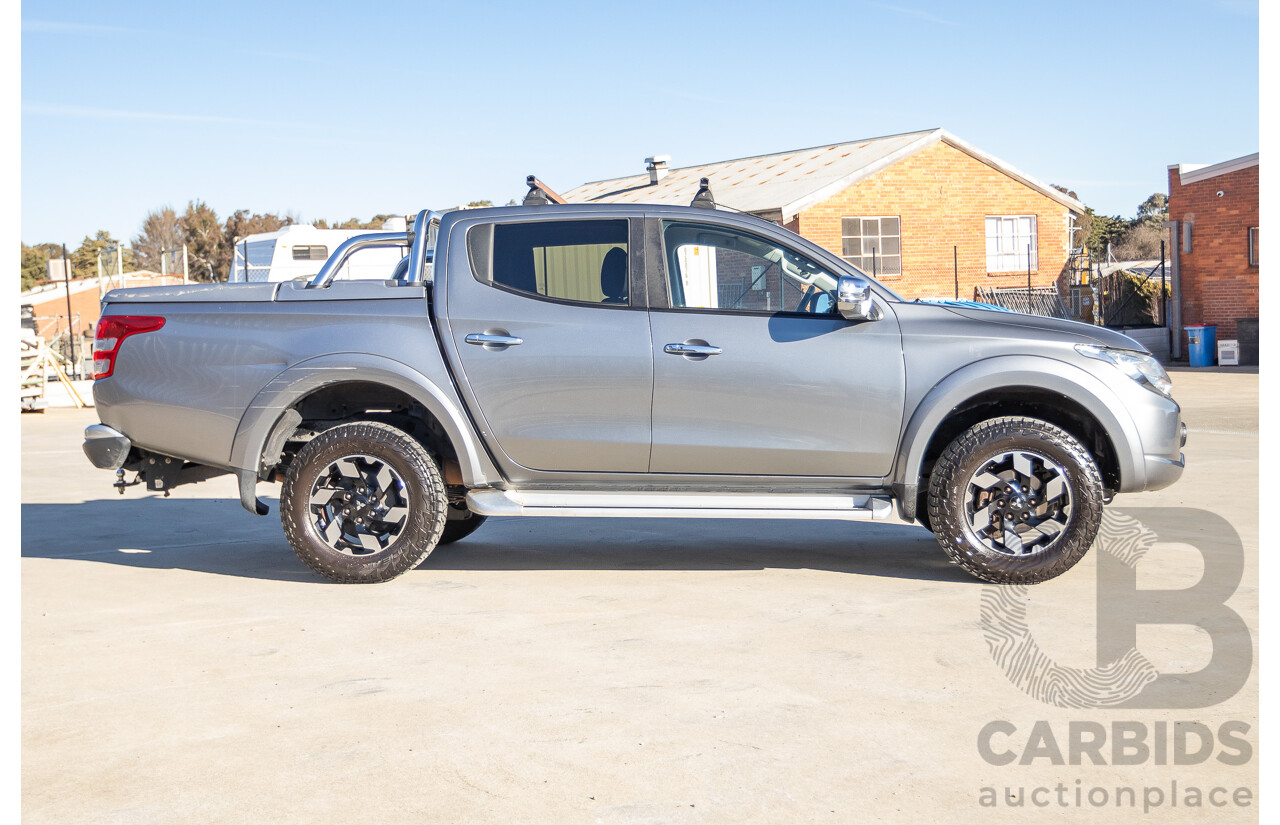 1/2017 Mitsubishi Triton Exceed (4x4) MQ MY17 Dual Cab Utility Titanium Grey Metallic Turbo Diesel 2.4L