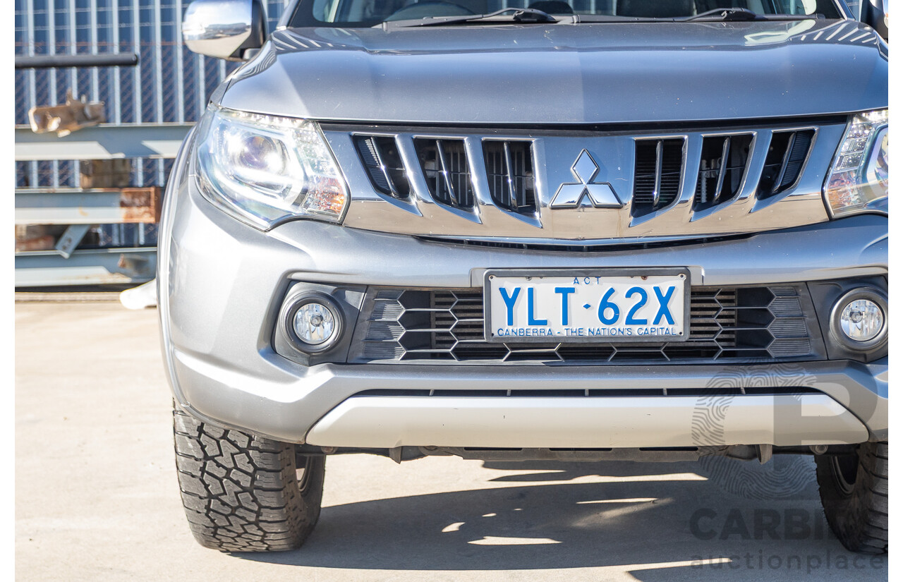 1/2017 Mitsubishi Triton Exceed (4x4) MQ MY17 Dual Cab Utility Titanium Grey Metallic Turbo Diesel 2.4L