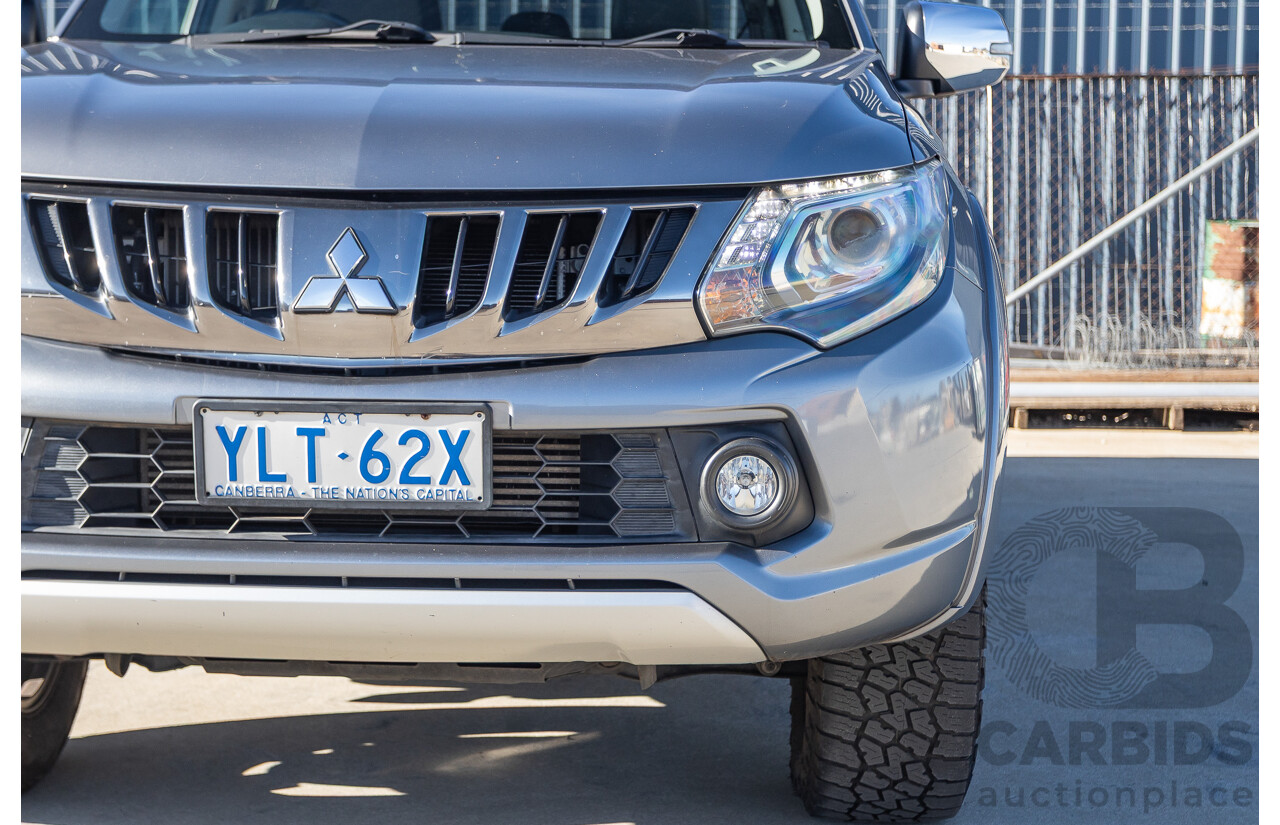 1/2017 Mitsubishi Triton Exceed (4x4) MQ MY17 Dual Cab Utility Titanium Grey Metallic Turbo Diesel 2.4L