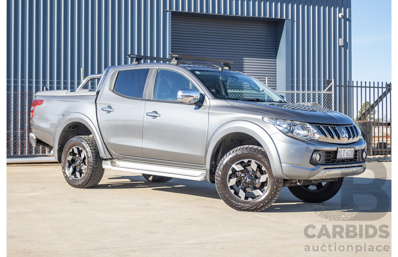 1/2017 Mitsubishi Triton Exceed (4x4) MQ MY17 Dual Cab Utility Titanium Grey Metallic Turbo Diesel 2.4L