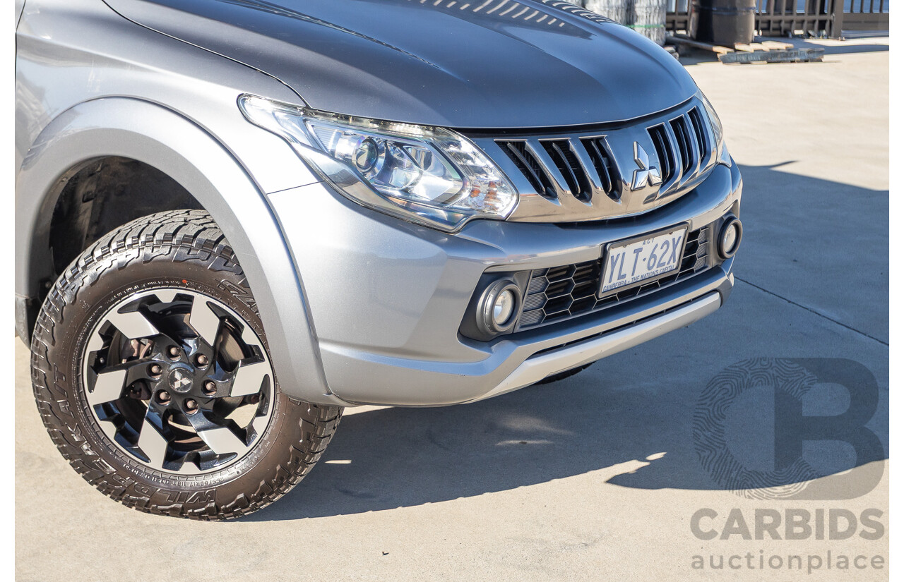 1/2017 Mitsubishi Triton Exceed (4x4) MQ MY17 Dual Cab Utility Titanium Grey Metallic Turbo Diesel 2.4L