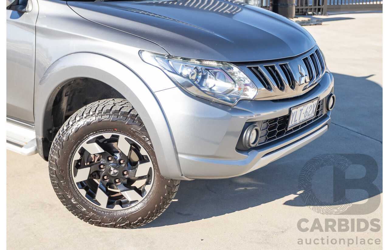 1/2017 Mitsubishi Triton Exceed (4x4) MQ MY17 Dual Cab Utility Titanium Grey Metallic Turbo Diesel 2.4L