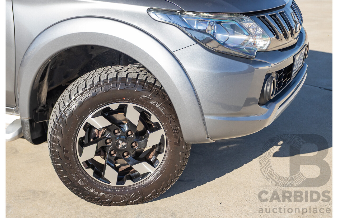 1/2017 Mitsubishi Triton Exceed (4x4) MQ MY17 Dual Cab Utility Titanium Grey Metallic Turbo Diesel 2.4L