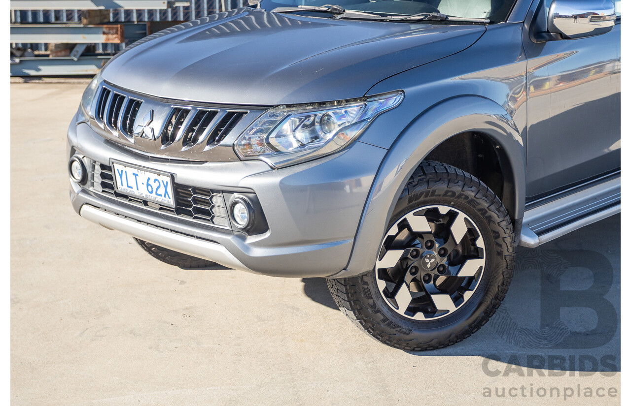 1/2017 Mitsubishi Triton Exceed (4x4) MQ MY17 Dual Cab Utility Titanium Grey Metallic Turbo Diesel 2.4L