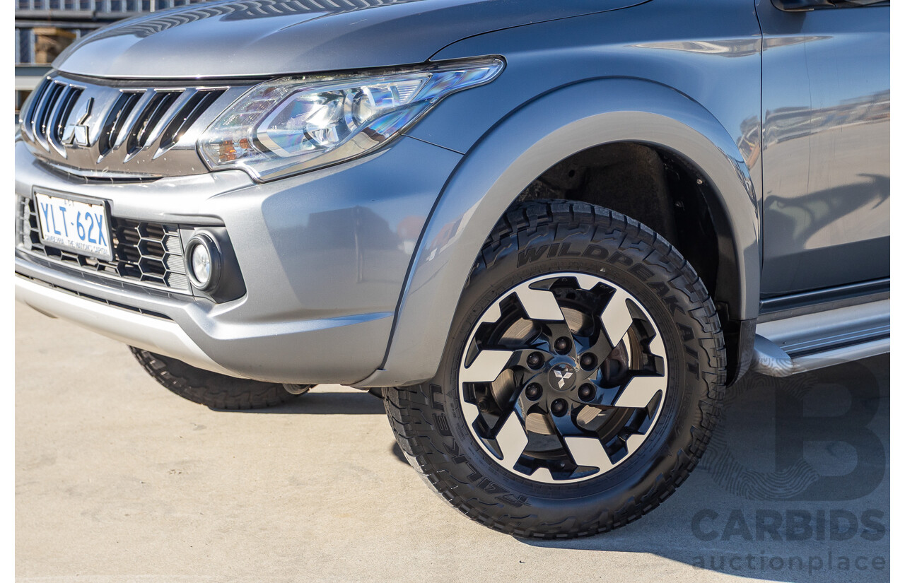 1/2017 Mitsubishi Triton Exceed (4x4) MQ MY17 Dual Cab Utility Titanium Grey Metallic Turbo Diesel 2.4L