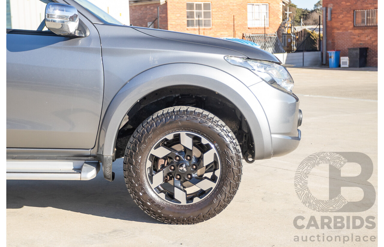 1/2017 Mitsubishi Triton Exceed (4x4) MQ MY17 Dual Cab Utility Titanium Grey Metallic Turbo Diesel 2.4L