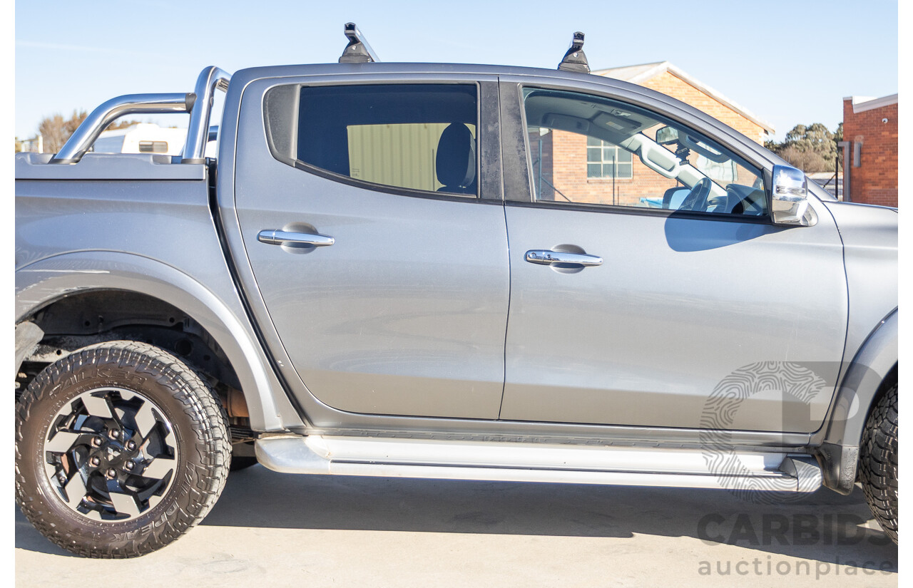 1/2017 Mitsubishi Triton Exceed (4x4) MQ MY17 Dual Cab Utility Titanium Grey Metallic Turbo Diesel 2.4L