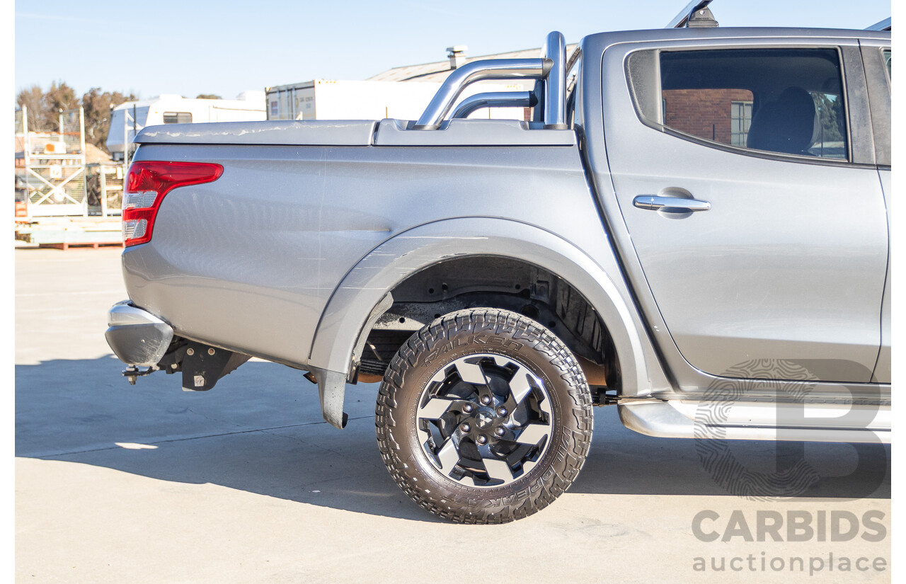 1/2017 Mitsubishi Triton Exceed (4x4) MQ MY17 Dual Cab Utility Titanium Grey Metallic Turbo Diesel 2.4L