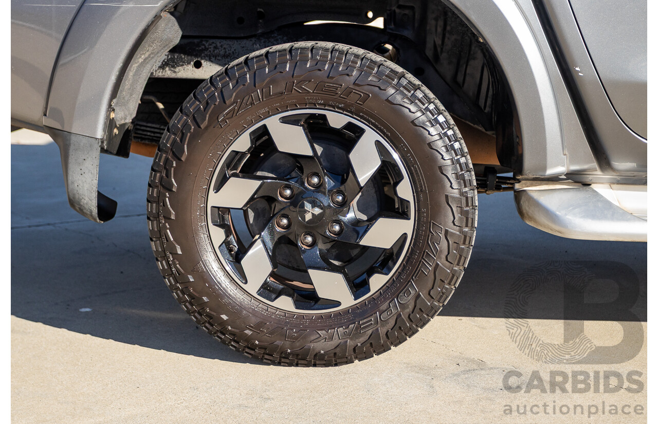 1/2017 Mitsubishi Triton Exceed (4x4) MQ MY17 Dual Cab Utility Titanium Grey Metallic Turbo Diesel 2.4L