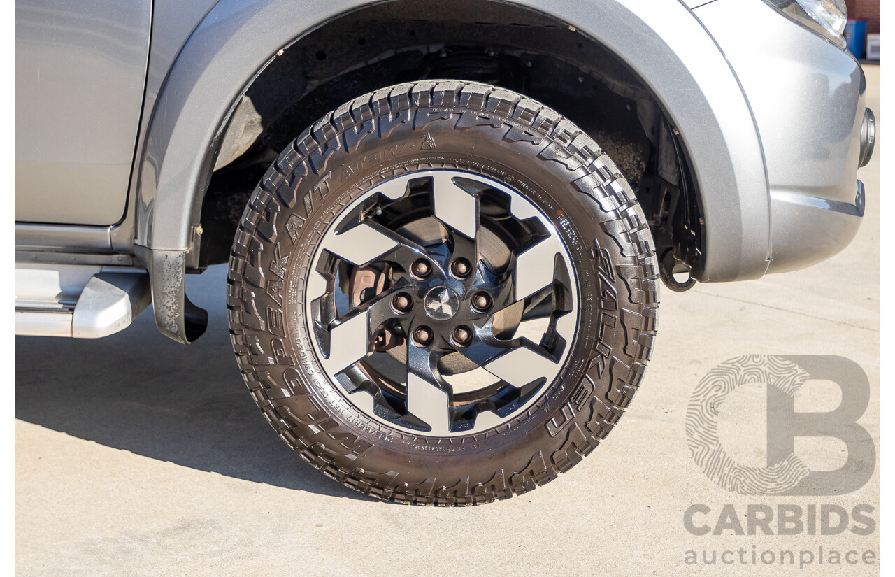 1/2017 Mitsubishi Triton Exceed (4x4) MQ MY17 Dual Cab Utility Titanium Grey Metallic Turbo Diesel 2.4L