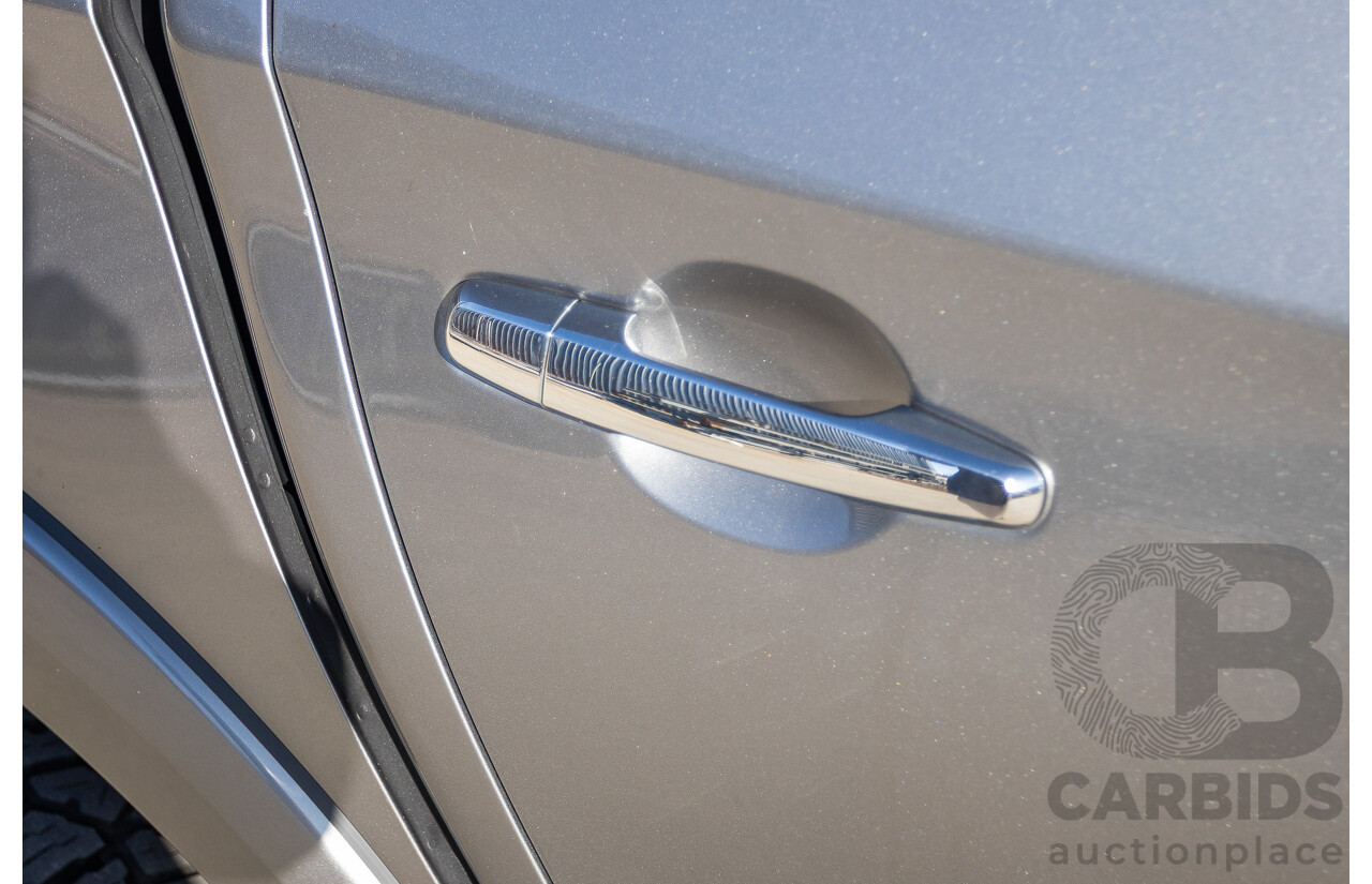 1/2017 Mitsubishi Triton Exceed (4x4) MQ MY17 Dual Cab Utility Titanium Grey Metallic Turbo Diesel 2.4L