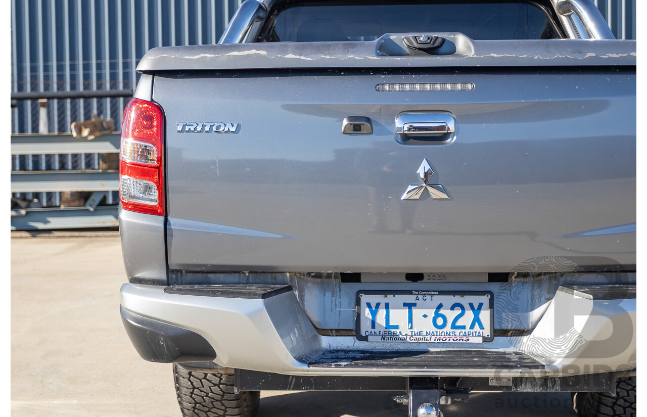 1/2017 Mitsubishi Triton Exceed (4x4) MQ MY17 Dual Cab Utility Titanium Grey Metallic Turbo Diesel 2.4L