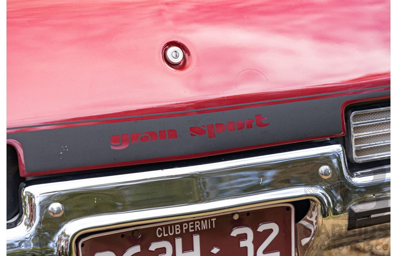 01/1973 Buick Century Gran Sport 455 2d Coupe Burgundy / White Vinyl 455ci V8 7.5L