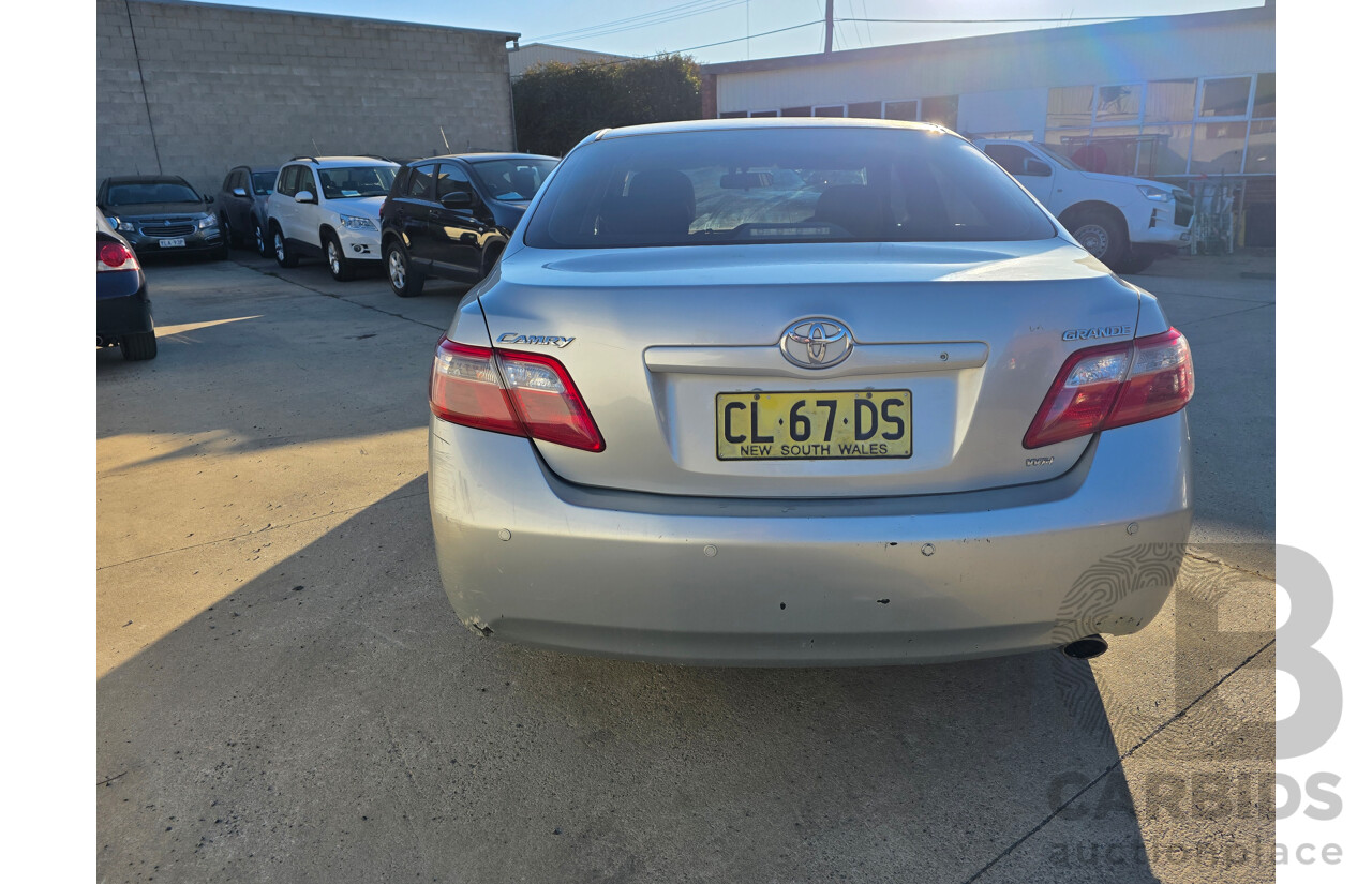 5/2007 Toyota Camry Grande ACV40R 4d Sedan Silver  2.4L