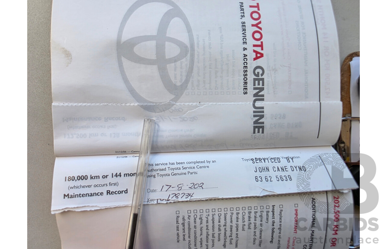 5/2007 Toyota Camry Grande ACV40R 4d Sedan Silver  2.4L