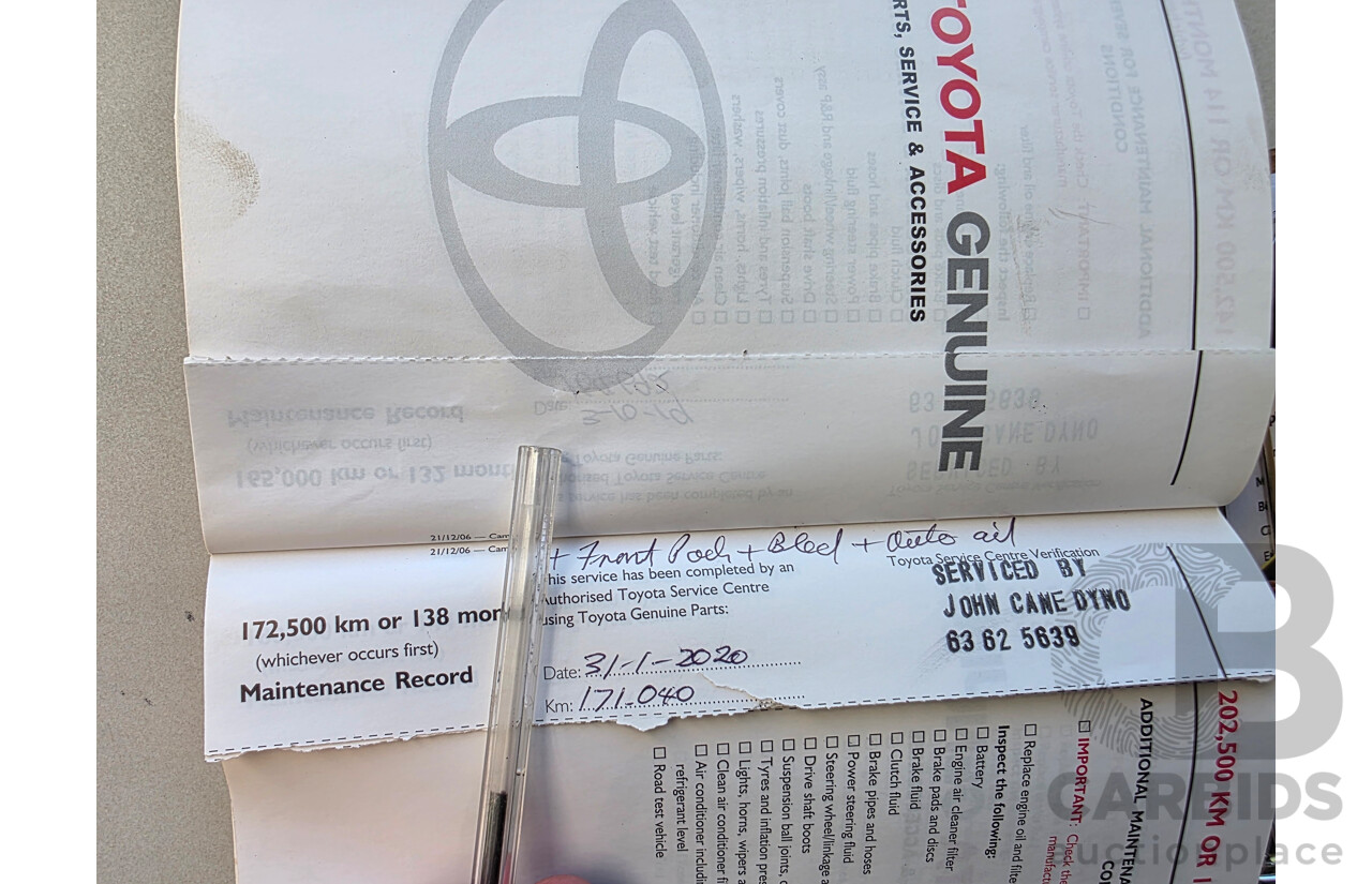 5/2007 Toyota Camry Grande ACV40R 4d Sedan Silver  2.4L