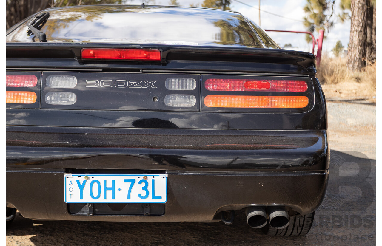 1/1992 Nissan 300ZX Targa 2d Coupe Black Twin Turbo 3.0L - 09/2001 Import