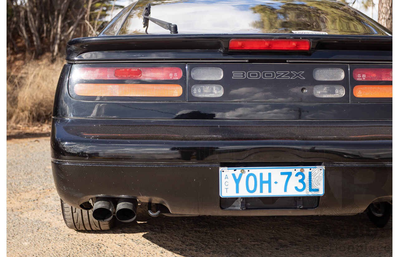 1/1992 Nissan 300ZX Targa 2d Coupe Black Twin Turbo 3.0L - 09/2001 Import