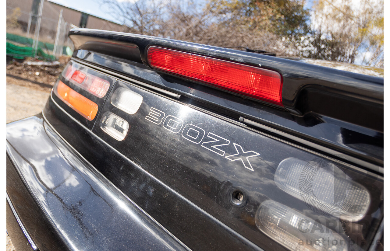 1/1992 Nissan 300ZX Targa 2d Coupe Black Twin Turbo 3.0L - 09/2001 Import