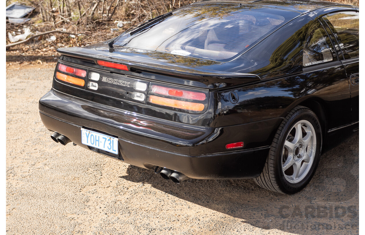 1/1992 Nissan 300ZX Targa 2d Coupe Black Twin Turbo 3.0L - 09/2001 Import