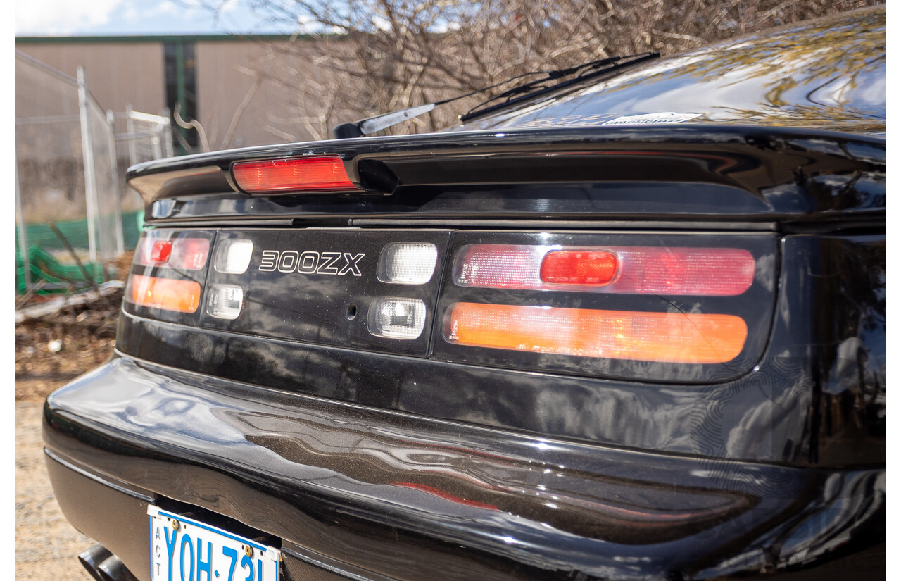 1/1992 Nissan 300ZX Targa 2d Coupe Black Twin Turbo 3.0L - 09/2001 Import