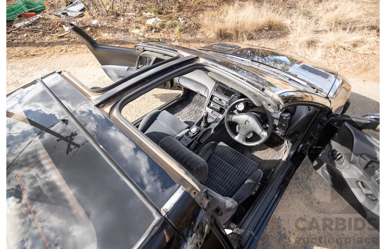 1/1992 Nissan 300ZX Targa 2d Coupe Black Twin Turbo 3.0L - 09/2001 Import