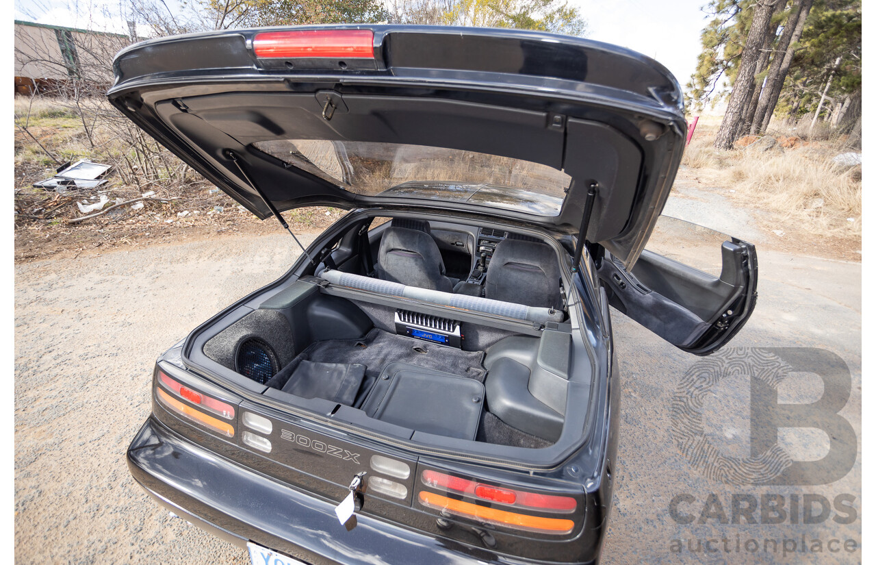 1/1992 Nissan 300ZX Targa 2d Coupe Black Twin Turbo 3.0L - 09/2001 Import