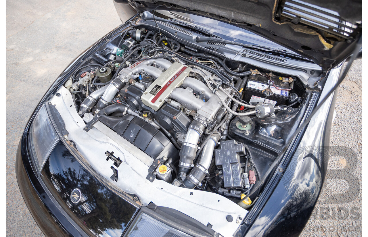 1/1992 Nissan 300ZX Targa 2d Coupe Black Twin Turbo 3.0L - 09/2001 Import