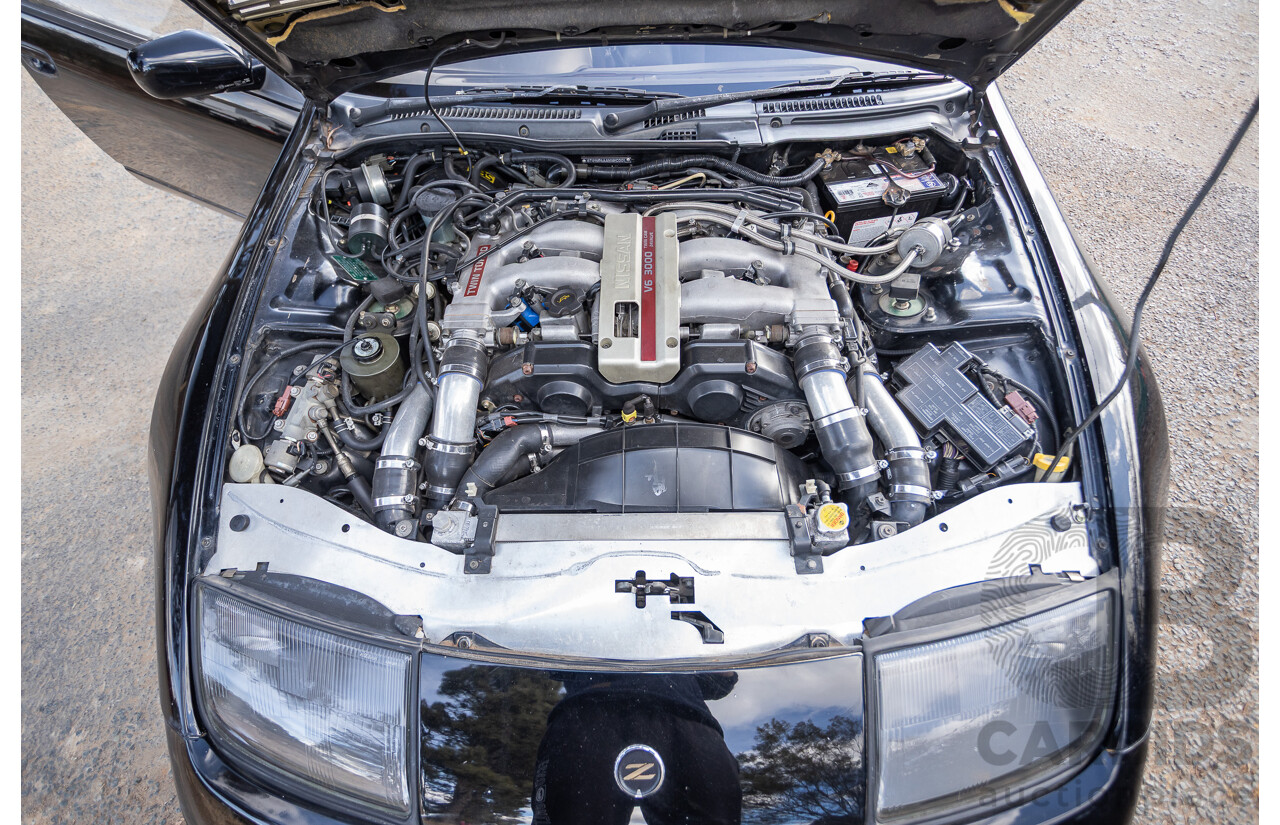 1/1992 Nissan 300ZX Targa 2d Coupe Black Twin Turbo 3.0L - 09/2001 Import